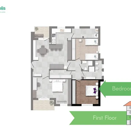 Apartmán Modern 3 Bedroom With Balcony Steps From San Siro By Rentopolis