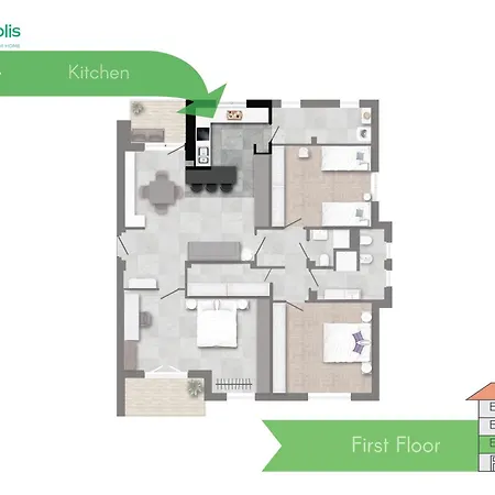 Modern 3 Bedroom With Balcony Steps From San Siro By Rentopolis Apartmán Milán