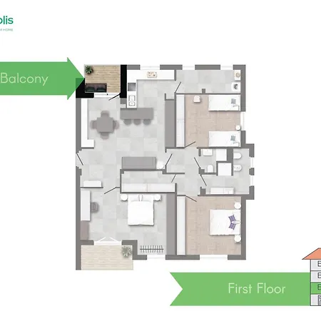 Apartmán Modern 3 Bedroom With Balcony Steps From San Siro By Rentopolis Milán